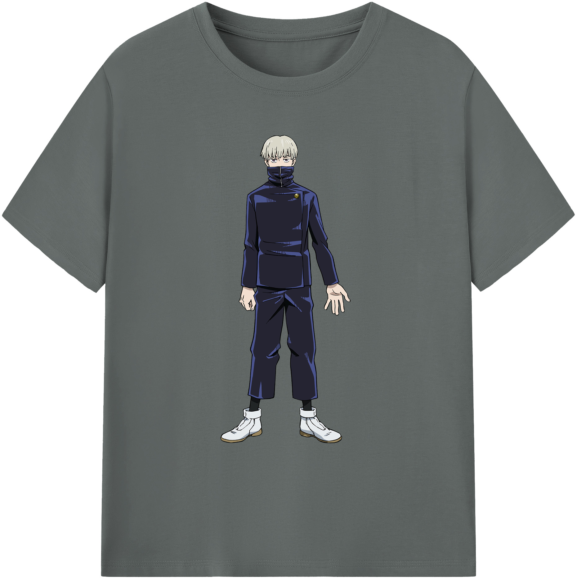 （画像用） 呪術廻戦 Jujutsu Kaisen 綿100％ メンズ半袖Tシャツ｜肌触りやわらか＆通気性